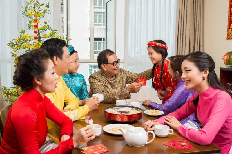 Tết là khoảng thời gian gia đình sum họp, đoàn viên