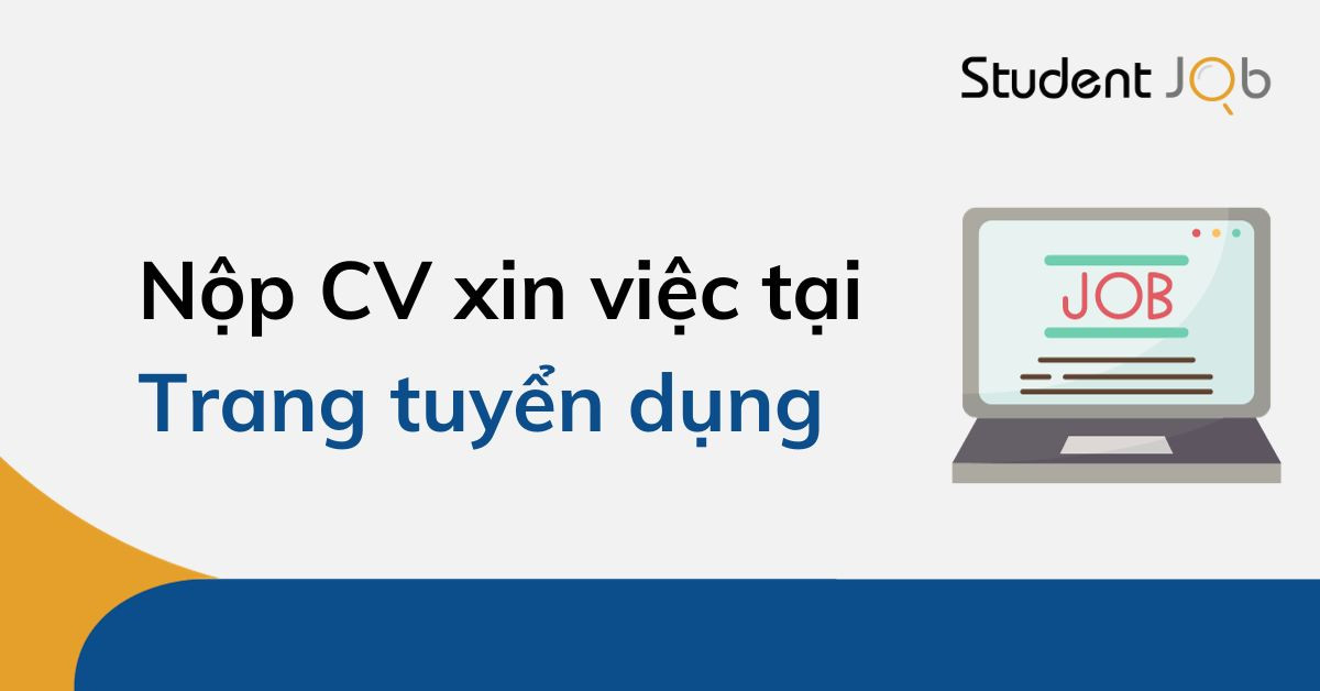 Nộp CV tại Trang web tuyển dụng