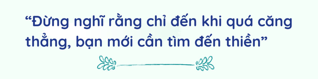 Thiền giúp tâm trí thư giãn và tỉnh táo hơn