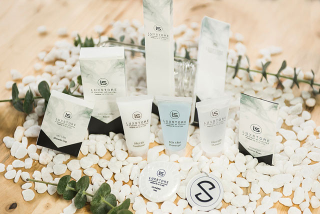 Amenities màu đen sang trọng