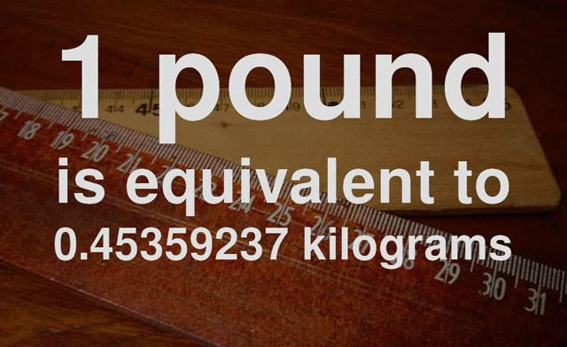 Cách quy đổi pound sang kilogram